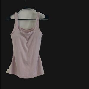 ALO Yoga Pink Fitted Tank Top